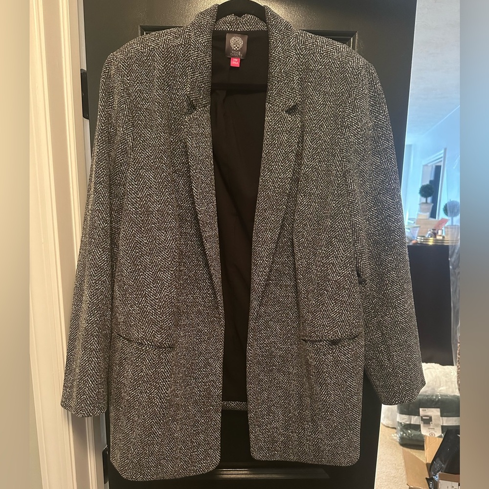Tweed oversized blazer